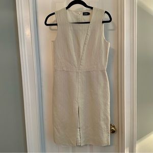 KATE SPADE Saturday - Tan Cotton / Linen Layover Dress - Size 4